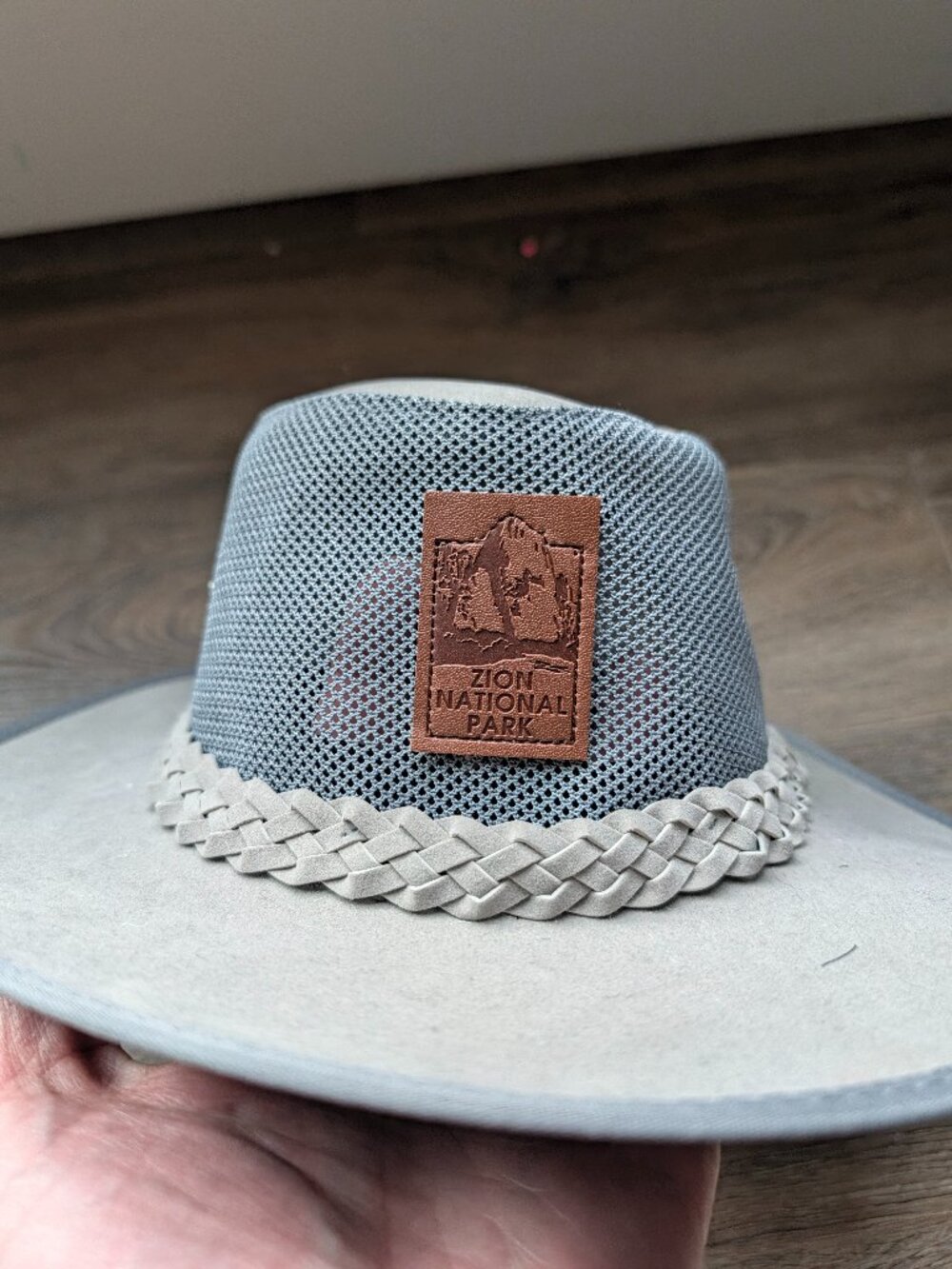 Zion National Park DPC Dorfman Pacific Mesh Safari Outback Sun Hat Grey S/M